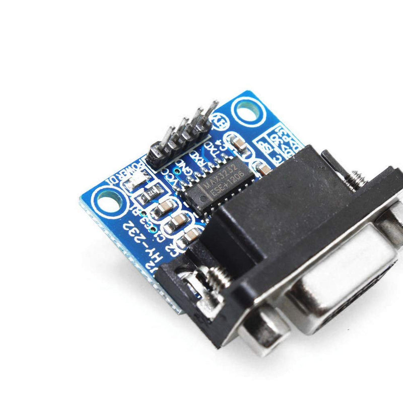 Ximimark 5Pcs MAX3232 Root Module Connector Chip RS232 to TTL Female Serial Port to TTL Converter Module for Equipment Upgrades Like DVD