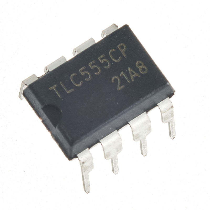 10pcs TLC555CP TLC555 TLC 555 TI Lin CMOS Timers IC Chip，DIP-8.