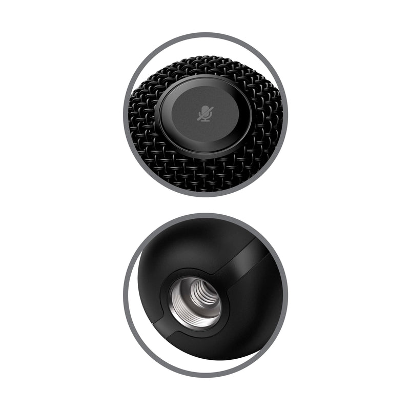 HyperX SoloCast – USB Condenser Gaming Microphone, for PC, PS4, PS5 and Mac, Tap-to-Mute Sensor, Cardioid Polar Pattern, great for Streaming, Podcasts, Twitch, YouTube, Discord,Black Black