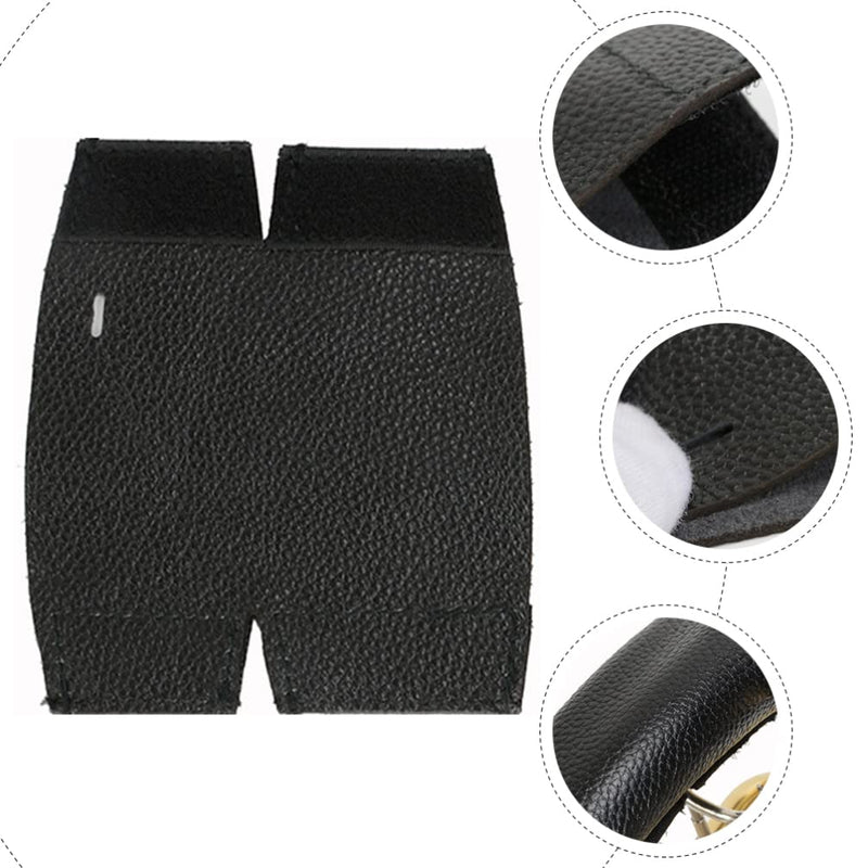SUPVOX French Horn Hand Guard Cowhide French Horn Hand Pad Wrap Handle Cover Protector for Musical Instruments Horn Accessory