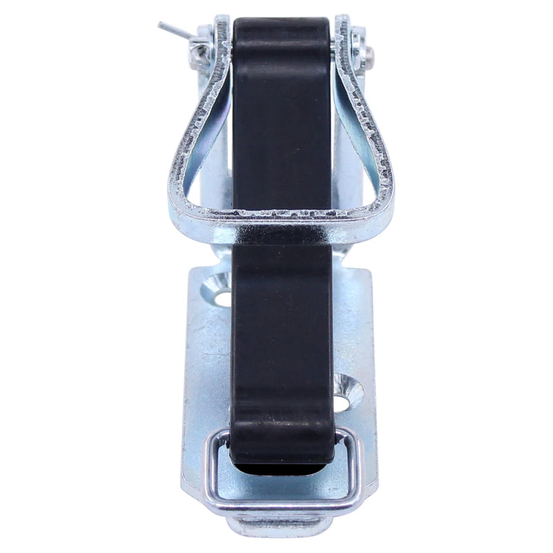 Locking bearing with elastic band, handle holder, shovel holder, axe holder, spade holder, broom holder, tension lock, device holder, tool holder, rubber tensioner for trailers, trucks, construction