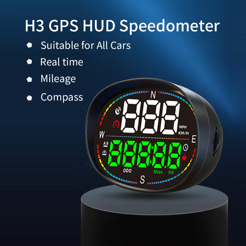 New gps speedometer, hud for car display speed, Heads Up Display mph, Car Digital Speedometer, Multi-function speed display for All cars