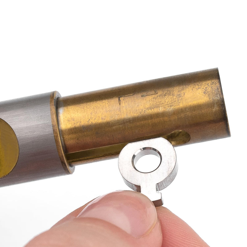 [AUSTRALIA] - Trumpet Titanium VALVE GUIDES by KGUmusic Set of 3 for Yamaha and Bach Stradivarius. Trumpet tools and details. Valve parts (Yamaha) 