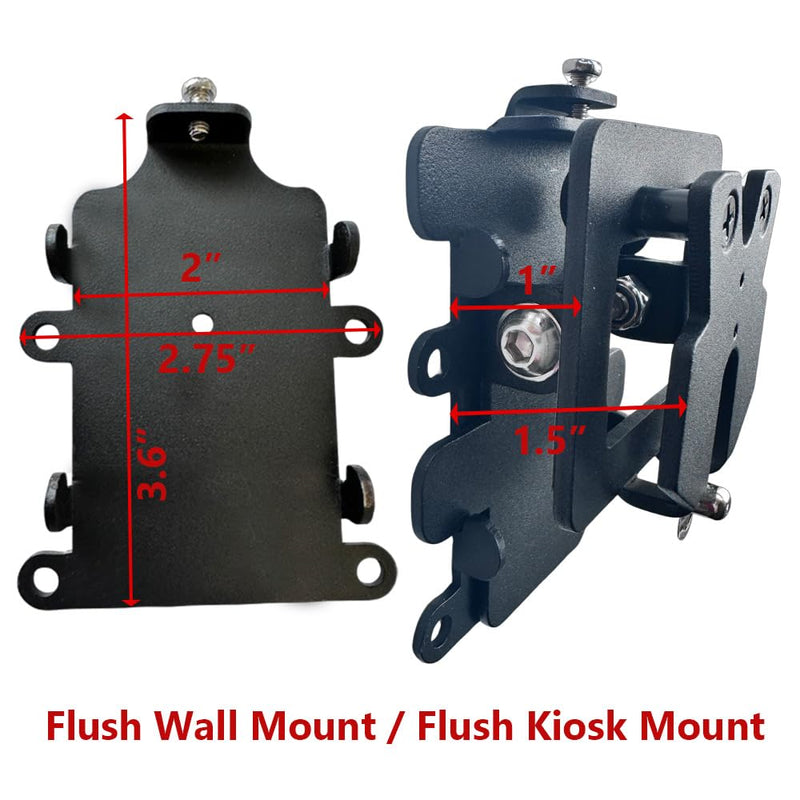 Kiosk Flush Mount and Wall Mount for Ingenico Lane 3000, Lane 5000, Lane 7000, Lane 8000 and Desk 1500 Pinpad and Credit Card Machines.