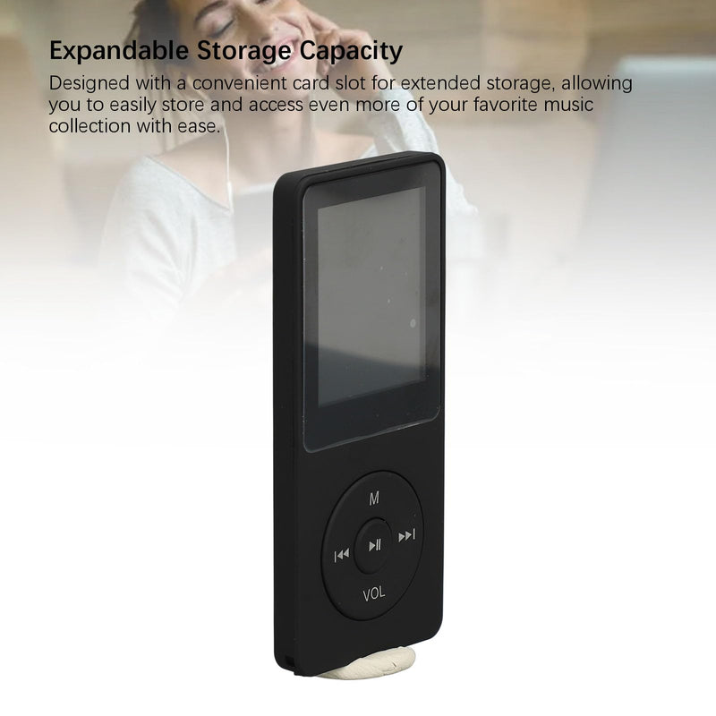 MP3 Player with Bluetooth, HiFi Sound Portable Music Player with Earphones, Music Device Mp4 MP3 Player for Kids