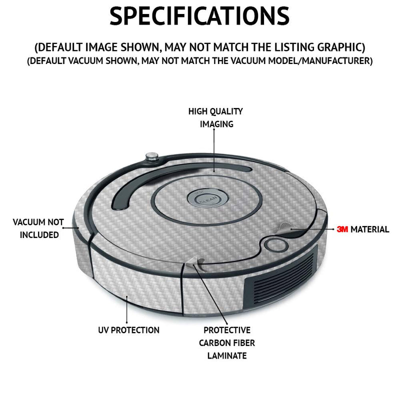 MIGHTY SKINS MightySkins Carbon Fiber Skin Compatible with iRobot Braava Jet m6 Minimal Coverage - Rainbow Zoom | Textured Carbon Fiber Finish | Easy to Apply and Change Styles | Made in The USA