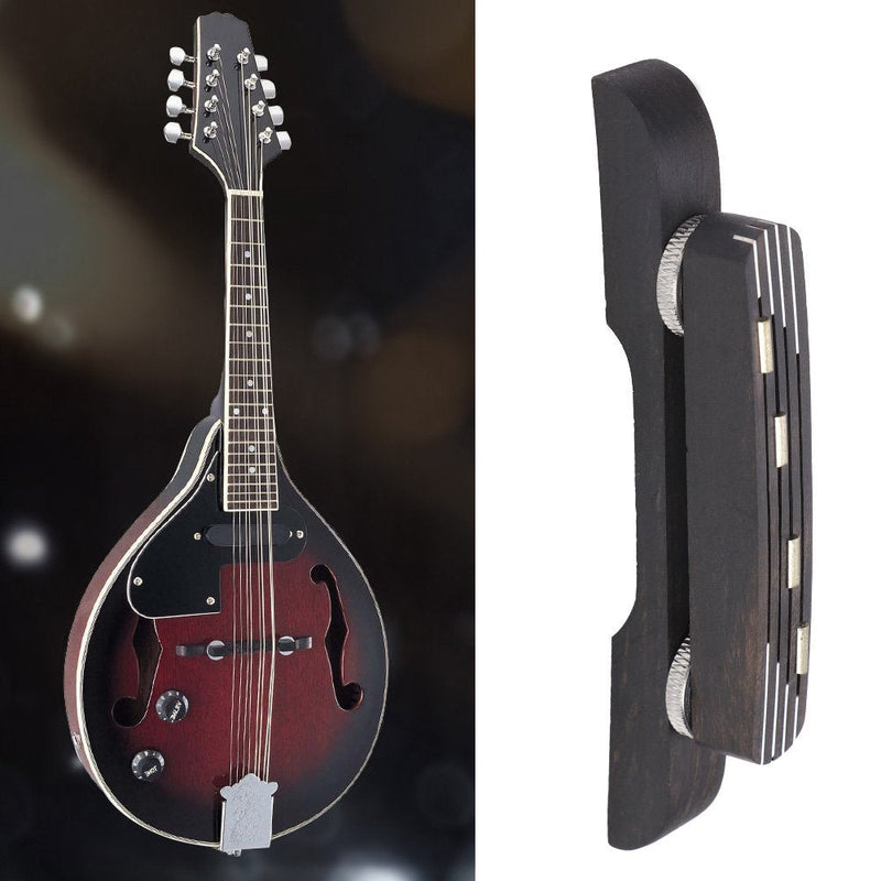 Mandolin Bridge, Rosewood Height Adjustable Bridge Mandolin Instrument DIY Repair Parts