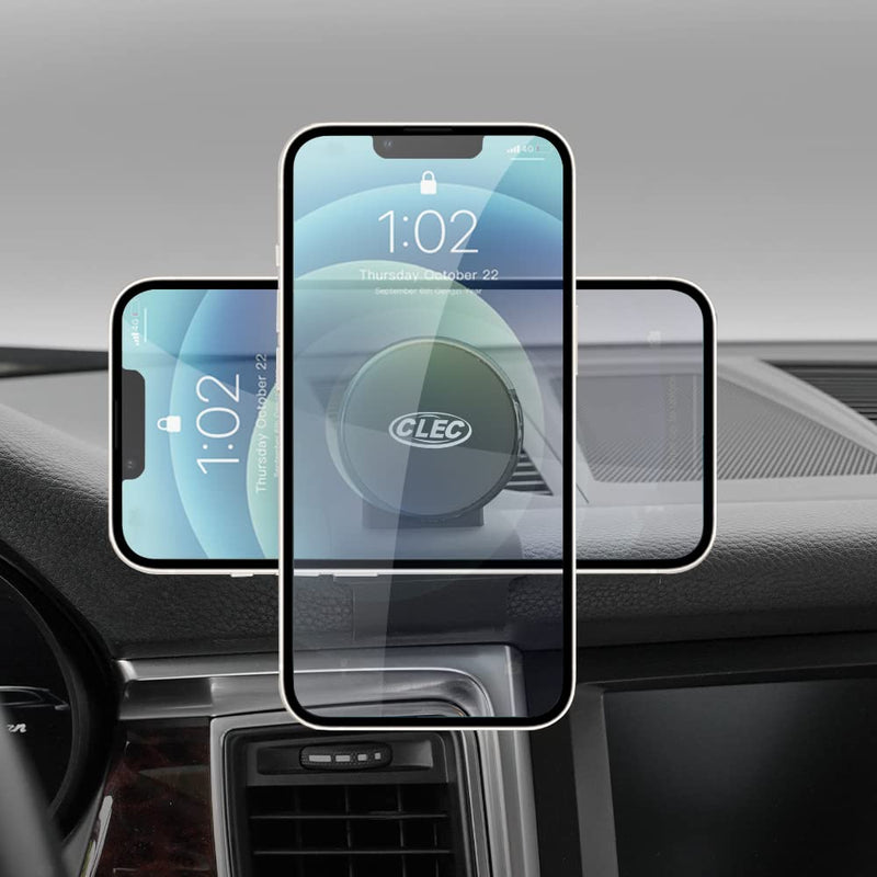 BEERTE Car Phone Holder fit for Porsche Macan 2015-2025 and Porsche Cayenne 2019-2023,Strong Magnetic Phone Mount Rotatable Adjustable Safe Convenient Phone Navigation for 4-7 inch Smartphone Magnet