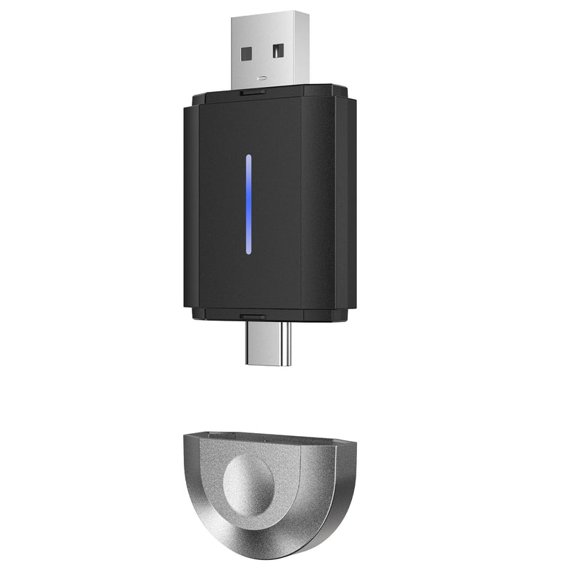 Master Cables 2 in 1 Wireless Carplay Adapter for Apple CarPlay & Android Auto, USB A & USB C Dongle Converts Wired to Wireless, Compatible with Cars from 2016, Plug & Play