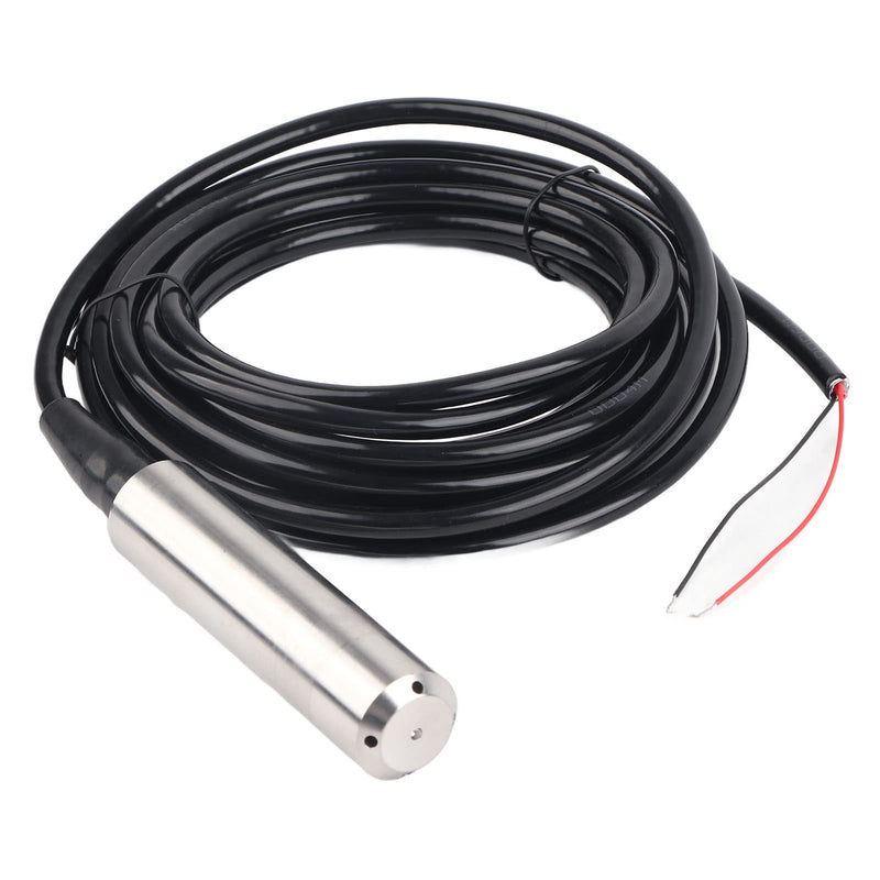 DC 24V 4-20mA Plug-In Level Sensor ALS-MPM-2F for Depth Measurement 0-5m, Stainless Steel, Anti-Corrosion, Anti-Clogging, Default