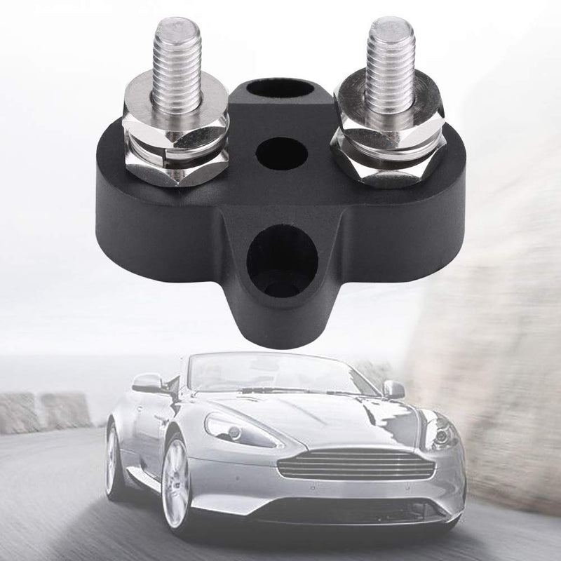 Power Distribution Block, M6 Busbars, Power Supply Terminal Block, Double 48 V, High Performance Plus Power Distribution, 2 Bolts