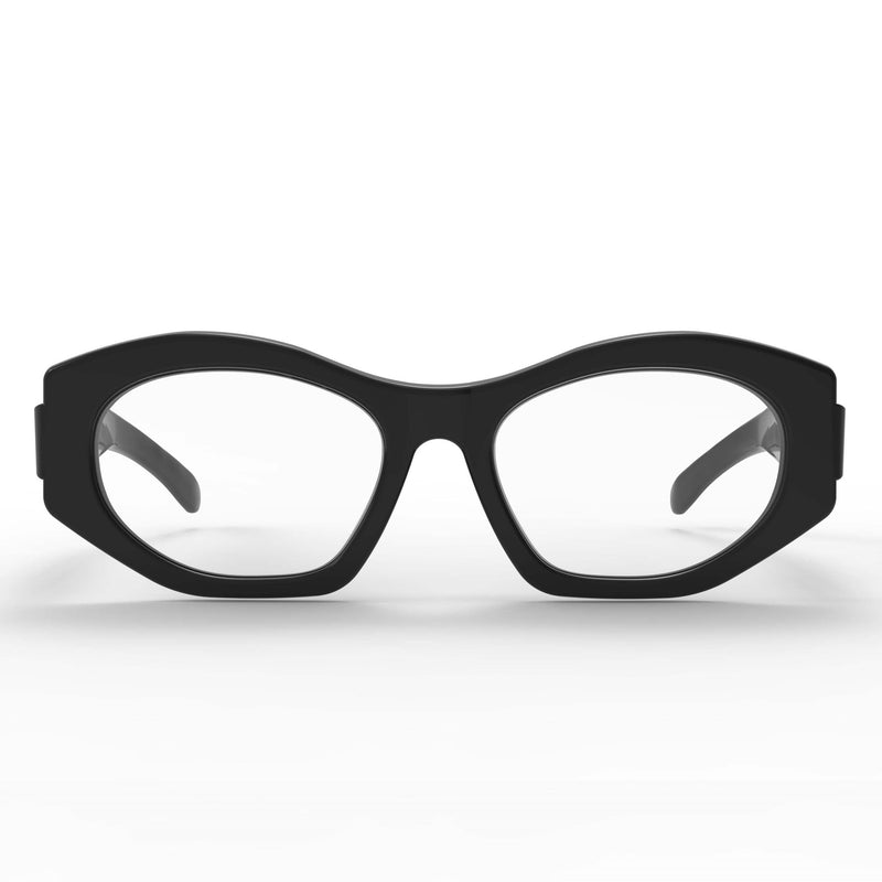 Bluetooth Smart Glasses for Men Women Audio Glasses with Bluetooth Built-in Speakers and Mic Voice Control, Clear Lens Black Frame - Clear Lens