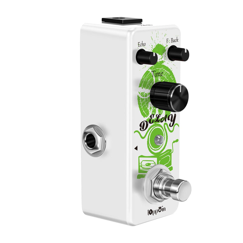 Guitar Pedals, Premium Analog Delay Pedal – Warm, Clean, Smooth Tones with 25ms-600ms Adjustable Range & True Bypass, for Retro Tone Lovers And Live Musicians