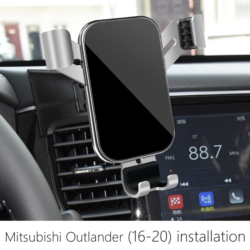 Car Phone Holder for Mitsubishi Outlander 2014-2021 and Mitsubishi Outlander PHEV 2018-2022 Auto Interior Accessories Best Cell Phones Mount Cellphone Mobile Cradle Charging Navigation Bracket for 2014-2021 Mitsubishi Outlander (NO for Sport)