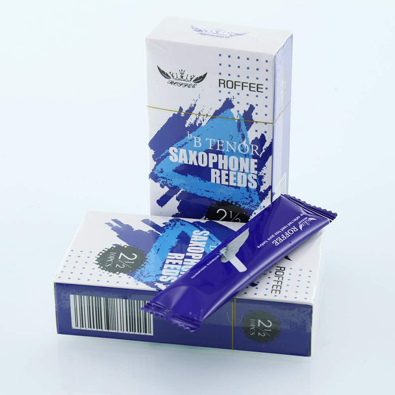 [AUSTRALIA] - tenor sax saxophone reeds strength 2.5,10 pcs/box,individual packing 10 pcs tenor 2.5 