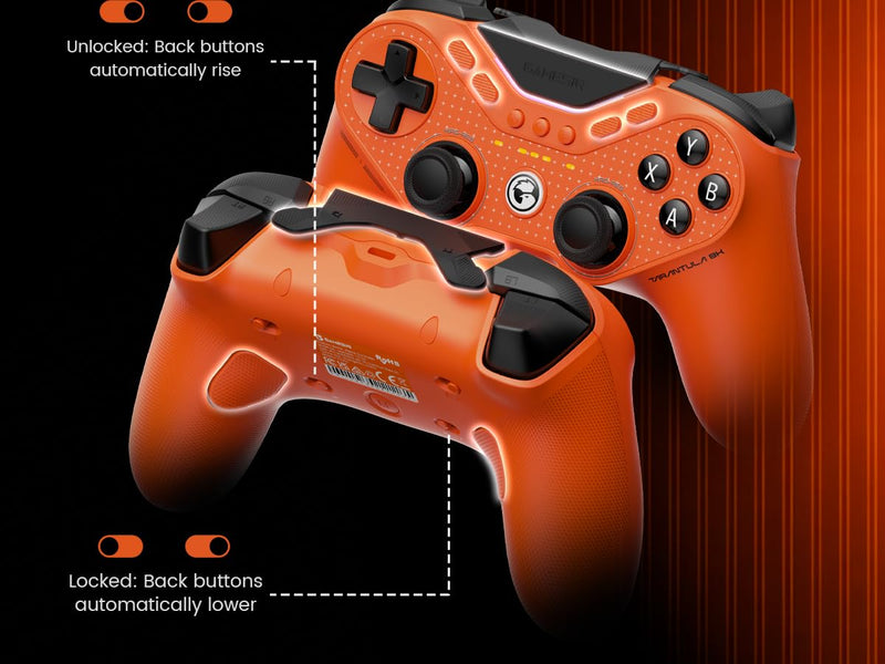 GameSir Tarantula 8K PC Wired Esports Controller for Windows | 8000hz Polling Rate, Gen-2 TMR Sticks, Hall Effect Triggers, 9 Remappable Macro Buttons, Six-Axis Gyroscope, RGB Lighting