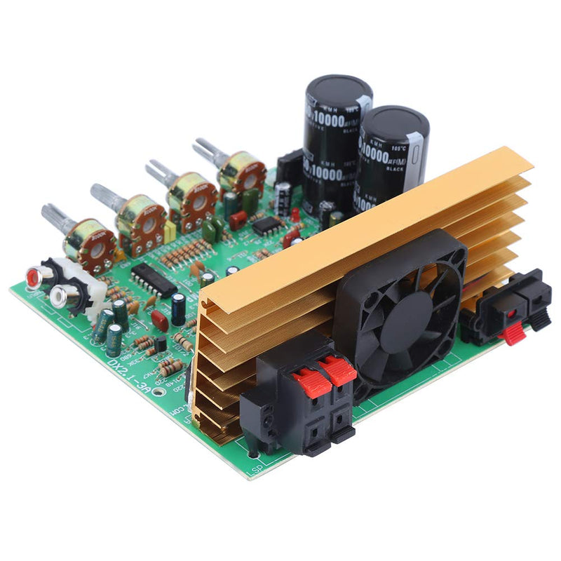 Walfront AC Dual 18-26V 2.1 Channel Subwoofer 300W Power Amplifier Board High Performance Bluetooth Audio Amplifier Board