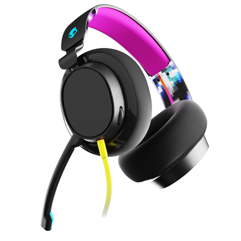 [AUSTRALIA] - Skullcandy SLYR Multi-Platform Wired Gaming Headset, Removable Mic, Durable and Comfortable Lightweight Design, Ultra-Soft Memory Foam Ear Cushions, PC, Xbox, PlayStation - Black Digi-Hype 