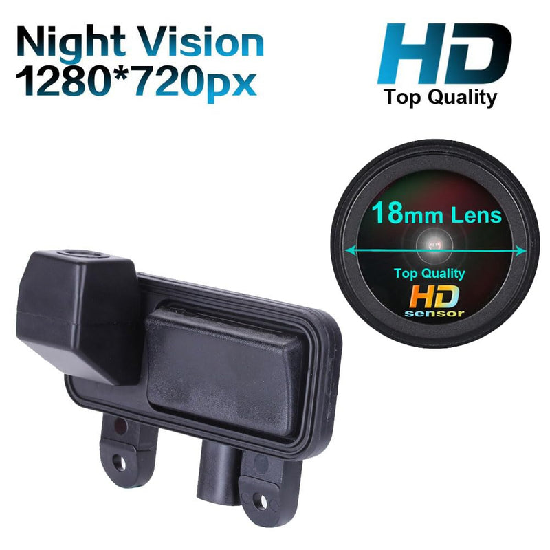Super Pro HD Car Reversing System Parking Assistance -Waterproof Trunk Handle Reversing Camera, for Mercedes Benz E Class W210 W211 W212 C207 W207 E200 E200L E260 E300 E300L E350 E63 Trunk Handle 18mm Len Camera LS8008 = 38*88mm