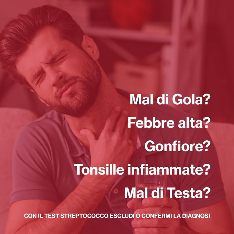 [AUSTRALIA] - Pack of 5, Streptococcus A Quick Test, CE Certified, High Precision Test for Detection of Strep A, Ideal for Families or Professional Use, Fast Result in 10 Minutes 