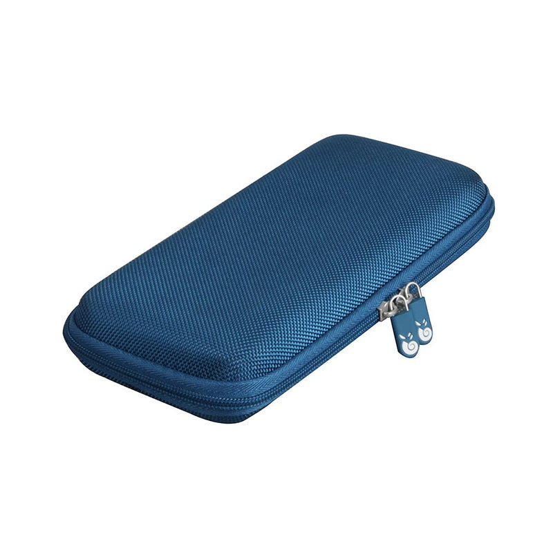 Hermitshell Hard Travel Case for Samsung T5 Portable SSD 250GB 500GB 1TB 2TB USB 3.1 External Solid State Drive (Case for 3 Hard Drives, Dark Blue) Case for 3 hard drives