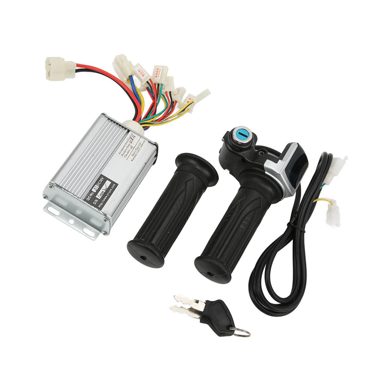 [AUSTRALIA] - 36V 1000W Brushed Speed Controller for Mini Bikes with Locking Throttle Grip and Battery Display Compatible with EVO Electric Tricycle 