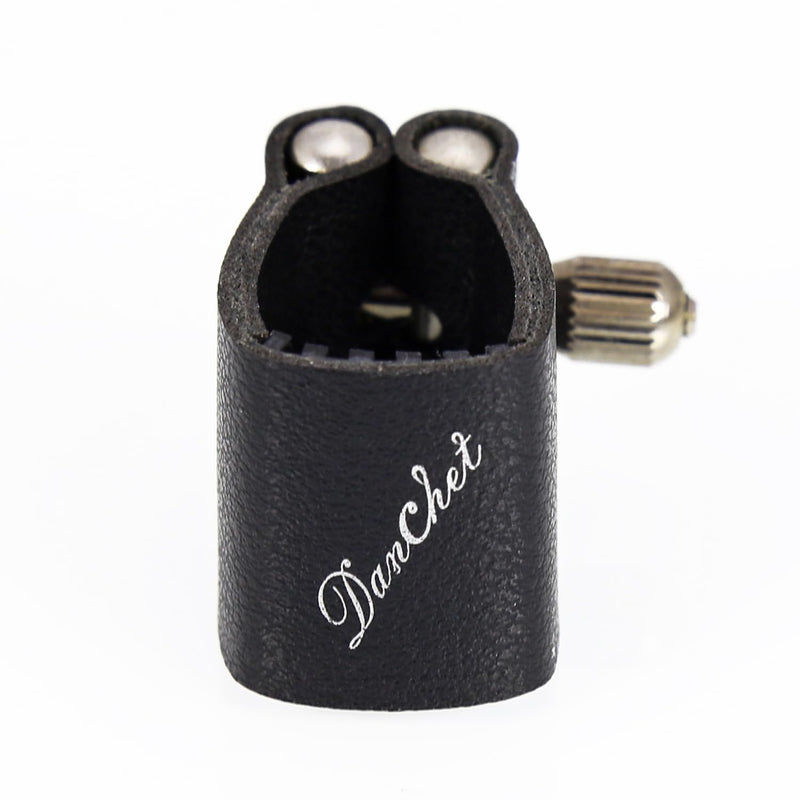 Soprano Saxophone Ligature Fastener, Leather Ligature and Plastic Cap for Soprano Saxophone Sax… Leathers