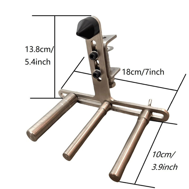 Trumpet Repair Tool Tuning Tube Sanding Support Frame Tool for Sax Horn Trombone Flute Clarinet Oboe Instrument, Multifunctional Polishing Bracket Brass Winds Instrument Repair Tool