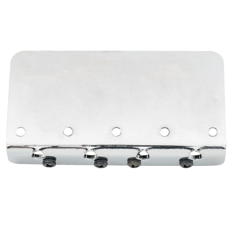 Wilkinson WOB41 57mm (2-1/4 inch) 4-String Bass Bridge Brass Saddles for Precision/Jazz Bass, Chrome