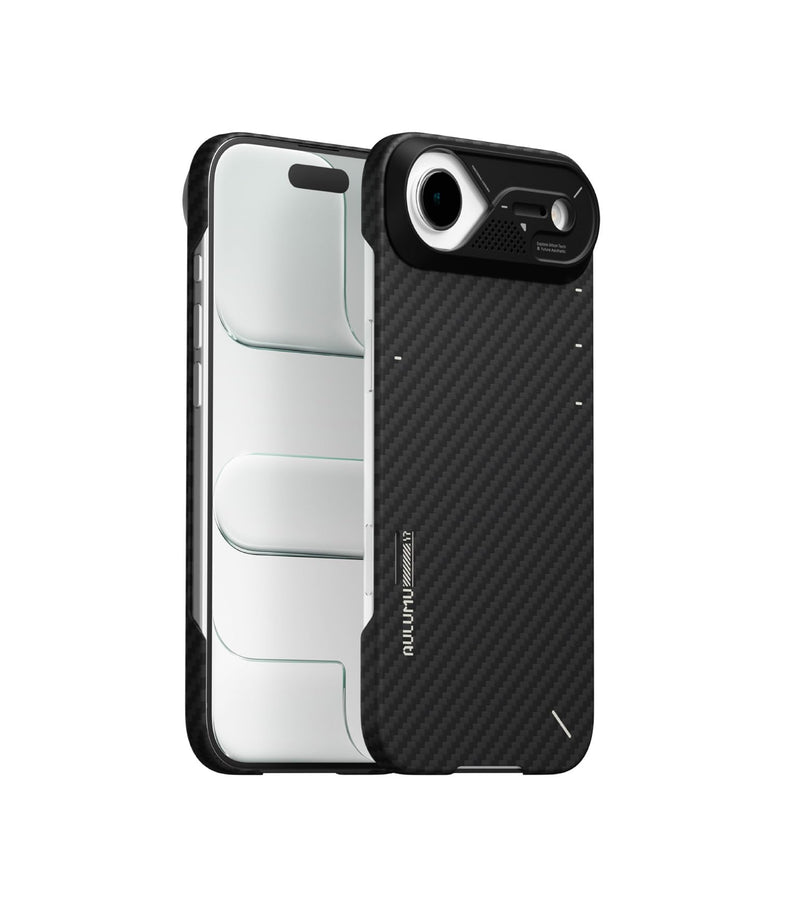 Aulumu AC01 for MagSafe Sticker + A17 Aramid Fiber iPhone Air Case Compatible with MagSafe
