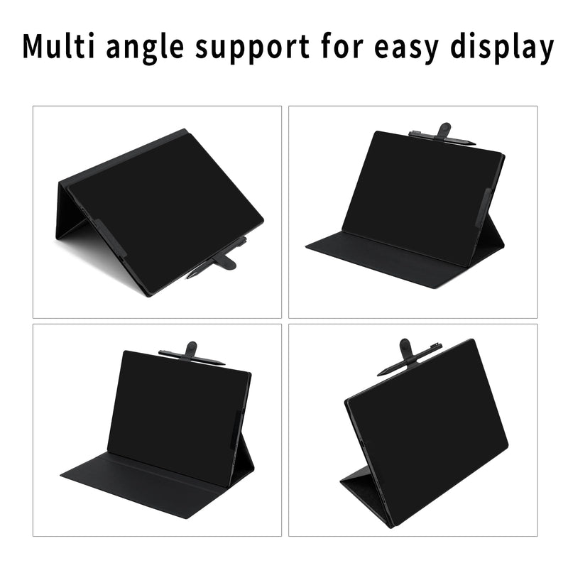 12 Inch Rechargeable LCD Writing Tablet with Cover Adults | Electronic Writing Drawing Pads Full Screen Digital Scratchpad Full Screen Digital Scratchpad for Office Meeting Memo