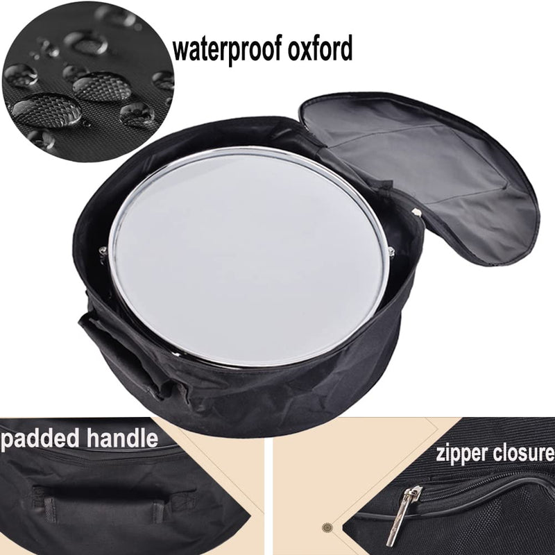 [AUSTRALIA] - Snare Drum Bag Waterproof Drum Backpack Travel Drum Shoulder Bag Portable Drum Storage Case with Adjustable Strap and Padded Handle,14" 