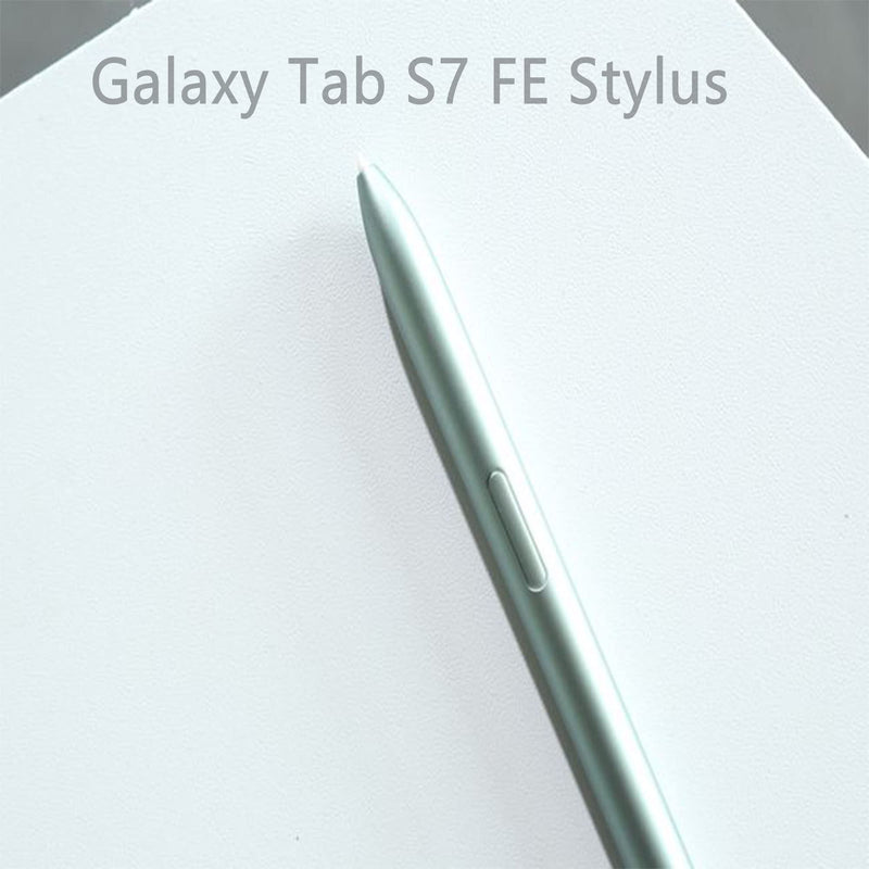 Green Galaxy Tab S7 / S7 FE Pen Replacement Pointer Stylus Pen for Samsung Galaxy Tab S7, Tab S7 FE S Pen Stylus (Without Bluetooth) + Tips/Nibs