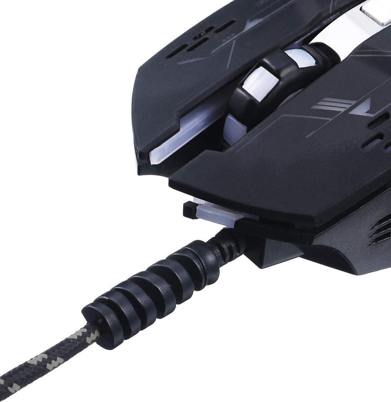 12 Pcs Charger Cable Protector,TP Flexible Cable Saver,Spiral USB Mouse Wire Protector for Headphone Laptop Earphone Cell Phone Wrap Accessories (Black)