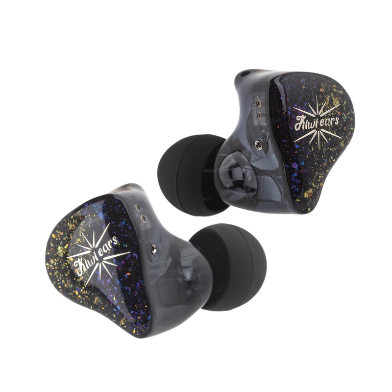 Linsoul Kiwi Ears Forteza in Ear Monitor, 1BA + 2DD HiFi Wired Earbuds | IEMs for Gaming, Three-way Passive Crossover, with Detachable 0.78mm 2Pin IEM Cable for Musicians Audiophiles, Black
