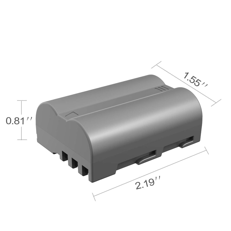 LP EN-EL3e, EL3, EL3a Battery, 2600 mAh Battery Compatible with Nikon D700, D300s, D300, D200, D100, D90, D80, D70S, D70, D50, MH-18, MH18a, MH-19, MB-D200, MB-D10