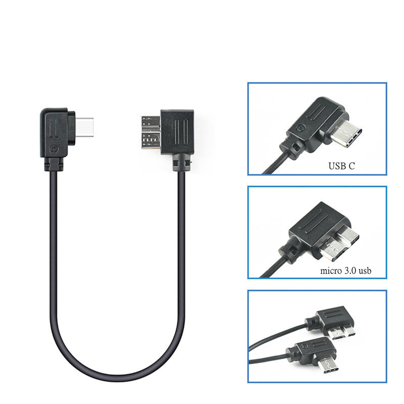 [AUSTRALIA] - for canon 5d4 release cable nk d850 cable Dji Ronin R cable to-Rs2 rsc2 rs3 rs4 Handheld stabilizer camera connection cable d850 camera control cable/shutter release connection cable (Micro 3.0-USB) Micro 3.0-USB 