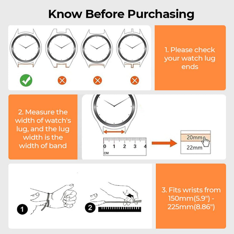 No Tool Titanium Quick Release Band 20mm 22mm for Galaxy/Garmin | Metal Watch Strap for Samsung Watch 7/6/5/4/3,Garmin Vivoactive 4S/Vivomove 3S/Venu 2S, Huawei | Lightweight,Skin-Friendly titanium grey