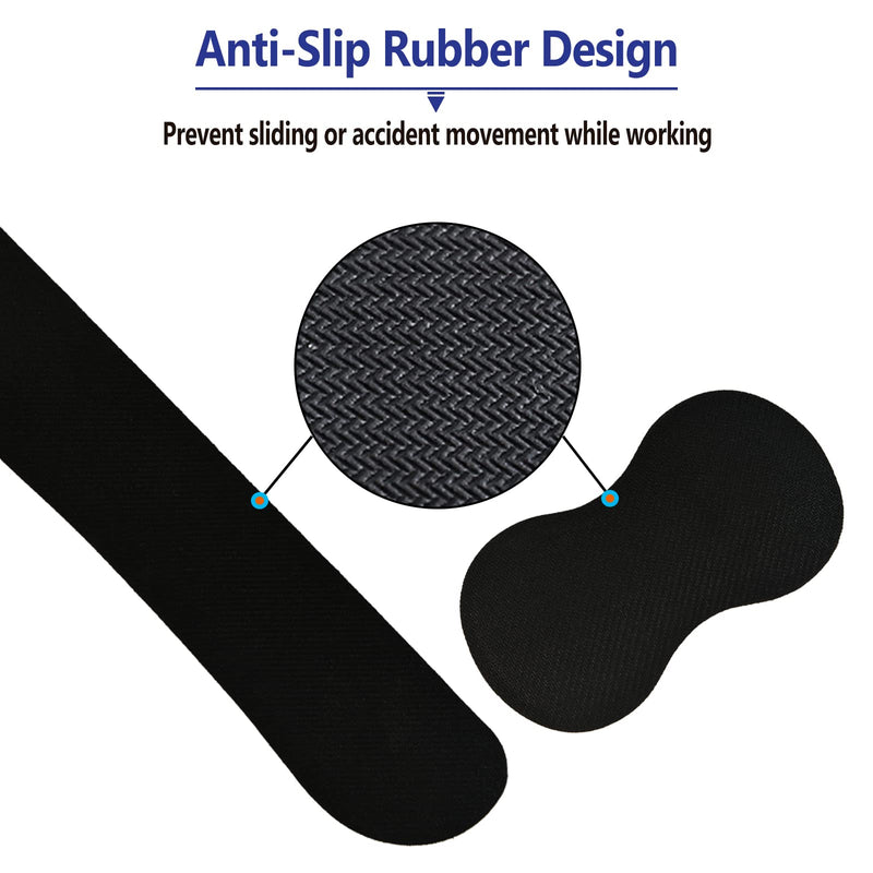 ArtSo Keyboard Wrist Rest and Mouse Pad with Wrist Support Set Ergonomic Coaster, Memory Foam Mousepad 4 in 1 Non-Slip Rubber Base Durable Comfortable for Easy Typing Pain Relief, Starry Sky Galaxy