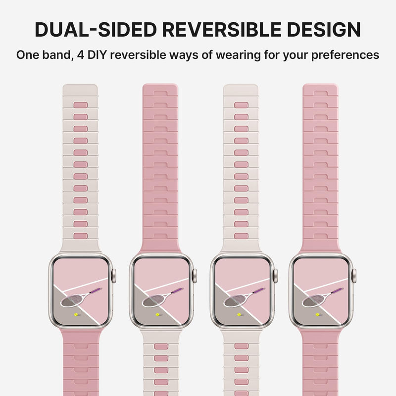 Bandletic Dual-Sided Magnetic Reversible Band Compatible with Apple Watch