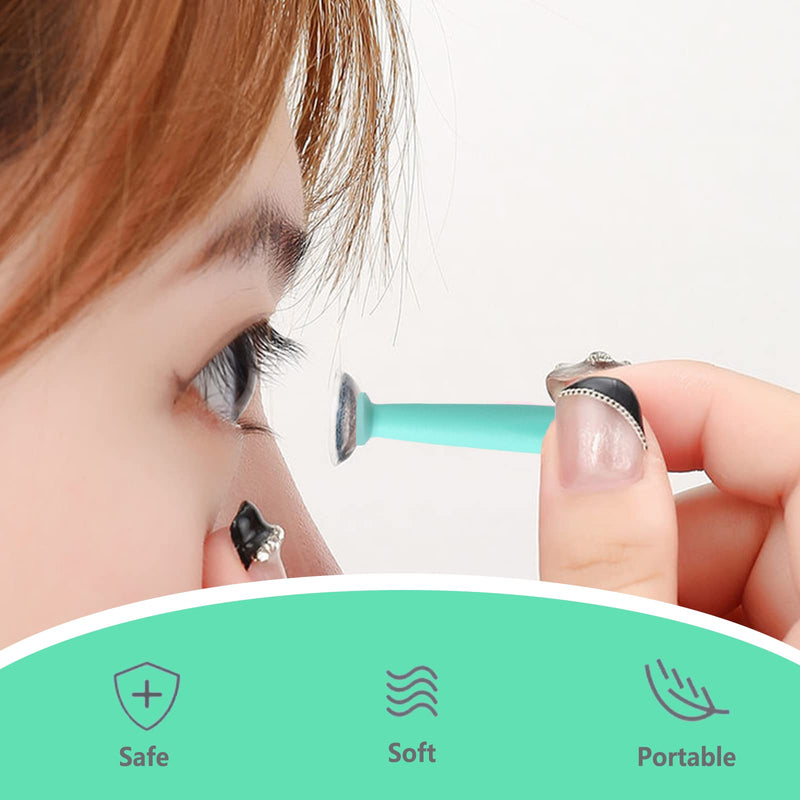 MUDOR Hard Contact Lens Remover, 3 Pieces Scleral and RGP Lens Inserter and Remover Tool, Eye Contact Remover Plunger