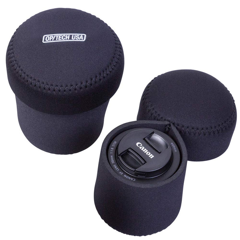OP/TECH USA Soft Pouch Rangefinder (Black) & USA 7801032 Fold-Over Pouch 253 (Black)