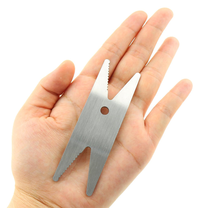 Guitar Multi Wrench Tool Silver Stainless Steel Guitar Switch Knob Removal Tool for Electric Guitar Bass Repair