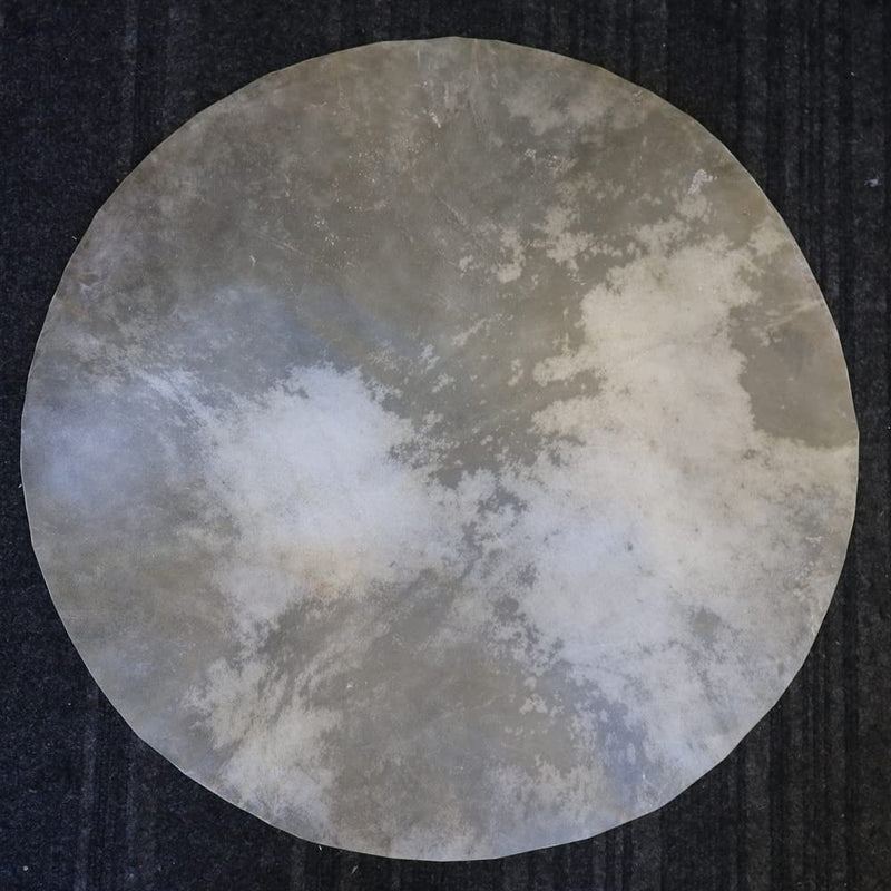 Zaza Percussion - Goatskin for Darbuka Doumbek Drum, Goat Skin for Djembe Natural Flat Round Goat Skin Head-30'' 30''