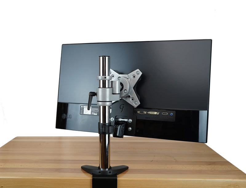 Gladiator Joe Monitor Arm/Mount VESA Bracket Adapter Compatible with LG 24MP58VQ, 24MP58VQ-P, 24MP59G, 24MP59G-P, 24MP60VQ, 27MP58VQ, 27MP58VQ-P | Laser Cut | 100% Made in North America