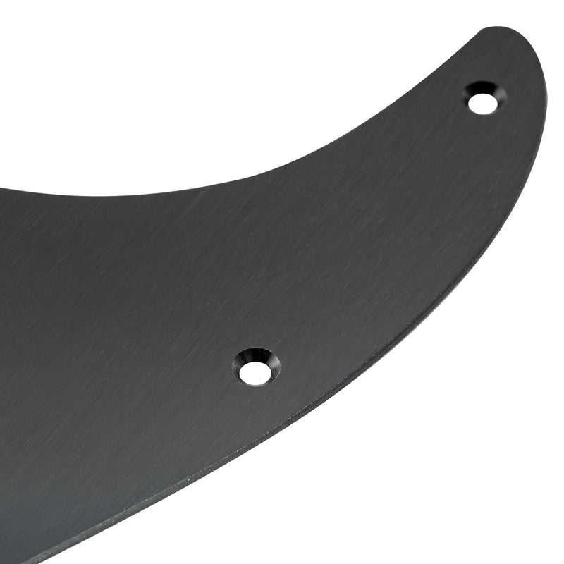 Musiclily Ultra 13 Holes Anodized Aluminum P-Bass Pickguard for American Fender Standard Precision Bass, Black