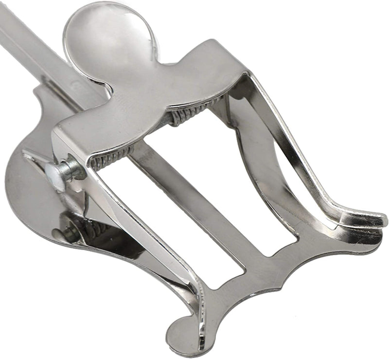 Marching Lyre Flat key Euphonium Lyre Square Socket Music Sheet Clip Holder Nickel-Plated