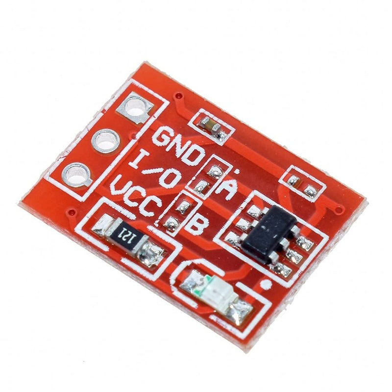 JZK 10x TTP223 Self-Lock Capacitive Touch Switch Module, DC 2.5V - 5.5V Digital Capacitive Touch Sensor Switch Module, Single-Channel Transformation