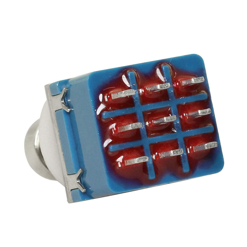 2pcs 9 Pin 3PDT Effector Button Brush Box True Bypass Guitar Effects Pedal Box Stomp Foot Metal Switch