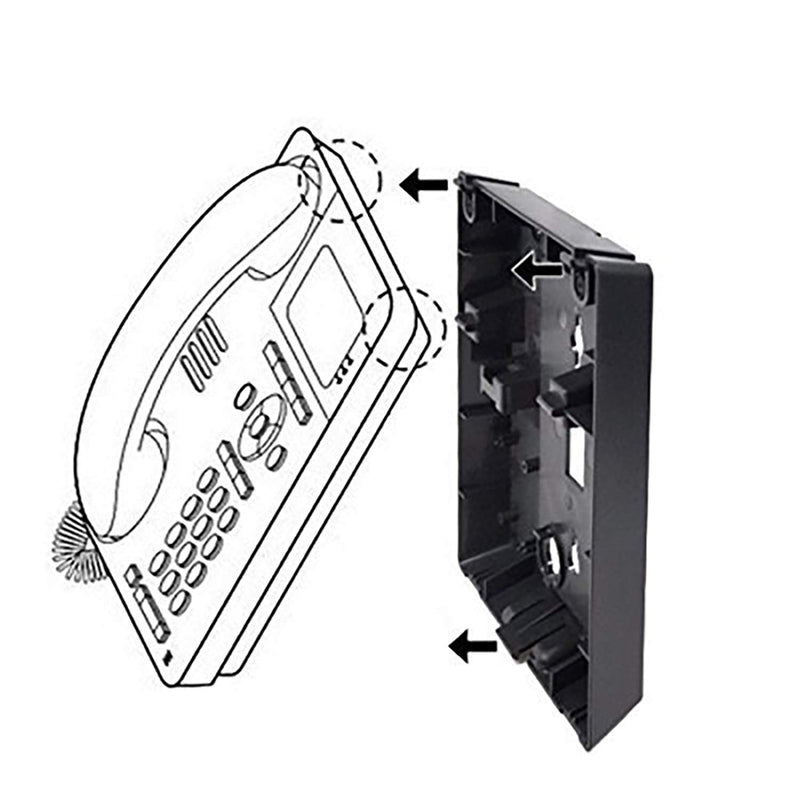 [AUSTRALIA] - GSDT Wall Mount Kit for Avaya 9500 and 9600 Series - 9504 9508 9608 9611 9620 Digital/IP Mountable Phones, Mounting Only, Black 